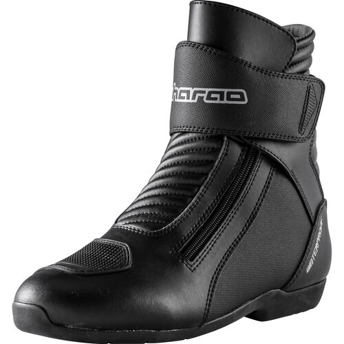 Motorrad Schuhe & Stiefel Tourer Pharao Trigon WP Motorradstiefel kurz Schwarz