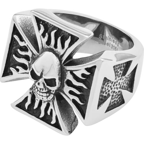 Gift Ideas Spirit Motors Stainless steel "Iron Cross & Skull" silver 20 Neutral