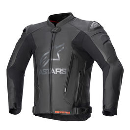 Herren Motorrad Lederjacken Alpinestars GP Plus V4 Lederjacke Schwarz