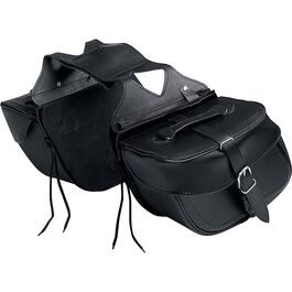 Motorrad Satteltaschen QBag Kunstledersatteltaschenpaar 08 abnehmbar 20 Liter Stauraum Neutral