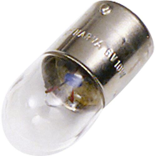 Motorcycle Light Bulbs Ring bulb pair 6V, 10W bayonet socket BA15S Neutral