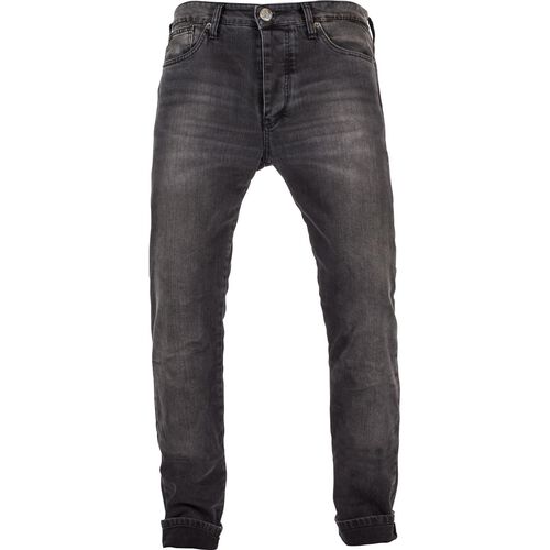 Herren Motorrad Jeanshosen John Doe Ironhead Mechanix Jeans Schwarz