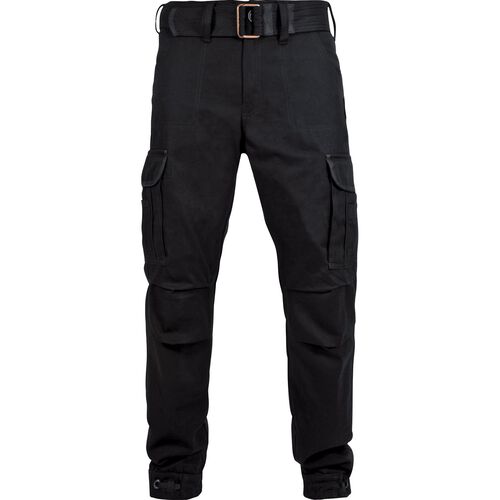 Motorcycle Trousers John Doe Regular Cargo Pants Black