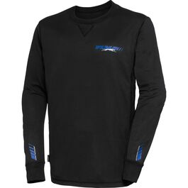 Vêtements thermiques de moto FLM Shirt à manches longues fonctionnel avec Coolmax 1.0 Noir