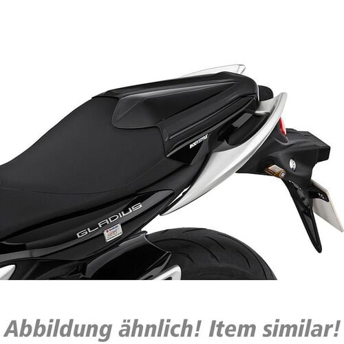 Motorrad Sitzbänke & Sitzbankabdeckungen Bodystyle Sitzkeil über Soziussitz Kawasaki ER-6 n/f ab 12 unlackiert Weiß