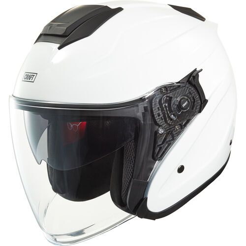 Open Face Helmets Craft Fiberglass jet helmet Comfort White