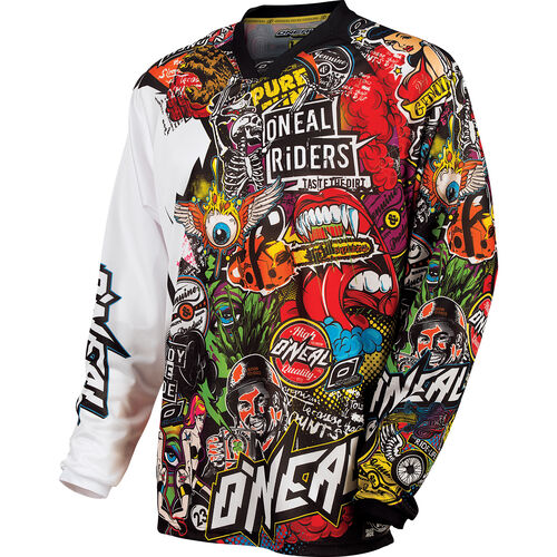 Chemises de moto O'Neal Mayhem Crank Jersey Multicolore