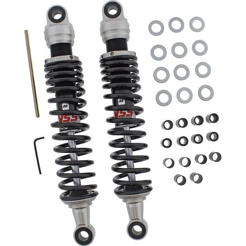 Motorcycle Suspension Struts & Shock Absorbers YSS shock absorber E-series Stereo 350 black for Honda CB 500 /S Blue