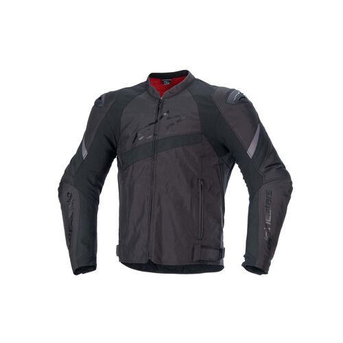 Men Motorcycle Textile Jackets Alpinestars T-GP Plus R V4 Textile Jacket Black