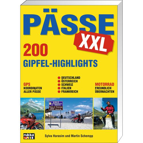Motorcycle Maps, Travel Reports &  Travel Guides Highlights-Verlag Passes the XXL 200 summit highlights Neutral