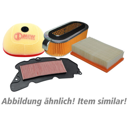 Filtres à air pour moto MIW Air filter Y4164 for Benelli/Italjet/Malaguti/MBK/Yamaha   Rouge