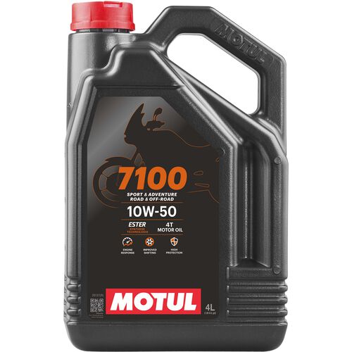 Motorcycle Engine Oil Motul Fully synthetic motor oil 7100 4T 10W-50 4 liters Neutral