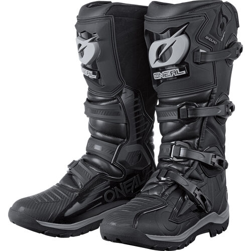 Chaussures et bottes de moto Motocross O'Neal RMX Enduro Bottes longues Noir