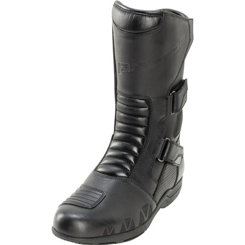 Motorrad Schuhe & Stiefel Tourer Pharao Lucania WP Motorradstiefel lang Schwarz