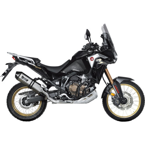 Motorrad Auspuffanlagen & Endschalldämpfer MIVV Speed Edge Auspuff H.079.LRX silber für CRF 1100 AT Adventur