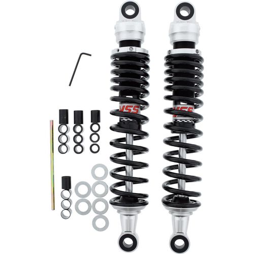 Jambes de suspension & amortisseurs de moto YSS amortisseur E-série Stereo 360 noir RE302-360T-22-X Bleu