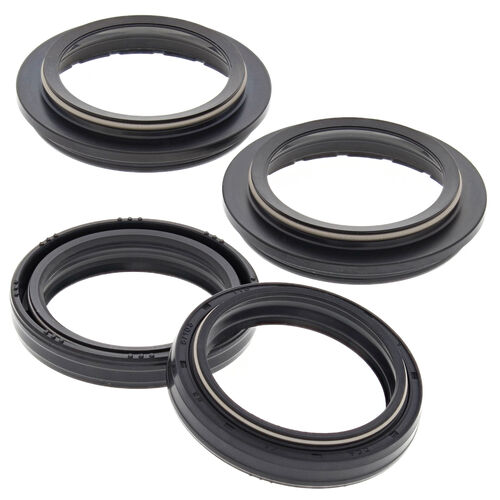 Suspension Elements Others All-Balls Racing Fork oil seals with dust caps 56-129 41x53x8/10.5 mm Black