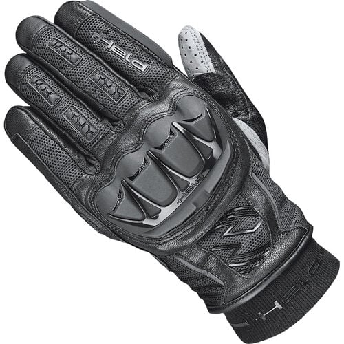 Motorcycle Gloves Tourer Held Sambia KTC leather/textile glove Blue