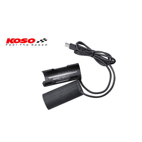 Handlebar accessories Koso USD heated grip shells pair for wrapping around the grip rubbers Black