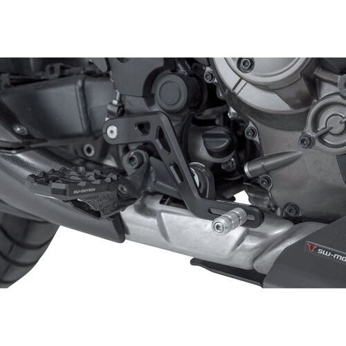 Pédale de moto SW-MOTECH Levier de frein à pied en alu noir pour Ducati Multistrada V