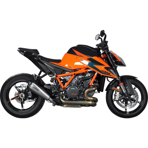 Motorrad Auspuffanlagen & Endschalldämpfer MIVV Speed Edge Auspuff KT.026.LDRX silber für Super Duke R 2020- Grau