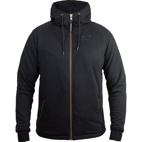 Motorrad Textiljacken John Doe Hoodie V2 schwarz 5XL