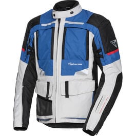 Herren Motorrad Textiljacken Pharao Kelo WP Adv. Textiljacke Blau