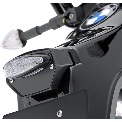 Feux arrière & réflecteurs de moto Shin Yo LED feu arrière Micro L.A. avec éclairage de marque noir Neutre