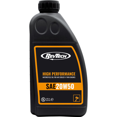 Motorcycle Engine Oil RevTech High Performance Motorcycle Oil SAE 20W50 1000 ml Neutral