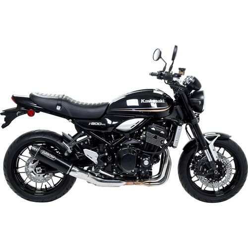 Motorrad Auspuffanlagen & Endschalldämpfer Arrow Exhaust Rebel Auspuff 74506RB schwarz/Carbon für Kawasaki Z 900 RS