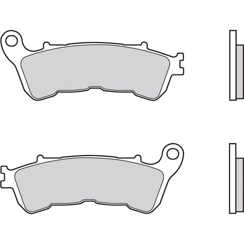 Plaquettes de frein de moto Brembo plaquettes de frein 07HO57.SA  117,6x44,9x8,8mm Noir