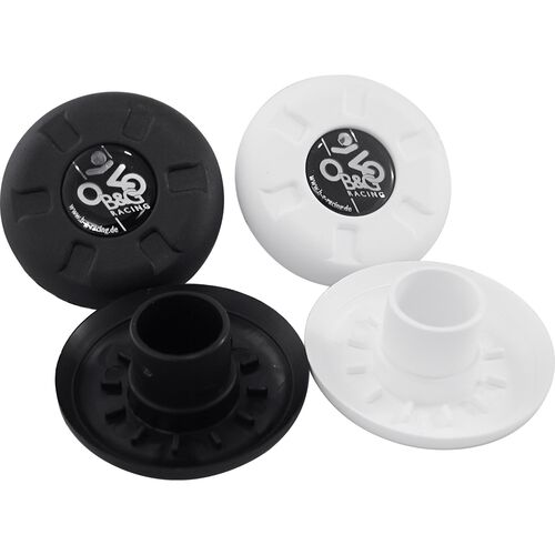 Motorcycle Crash Pads & Bars B&G spare part Shock-Absorber-pair black for Racing Polyamid