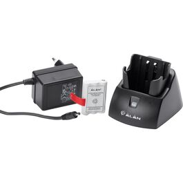 Système de communication pour casque Alan 441 chargeur Noir