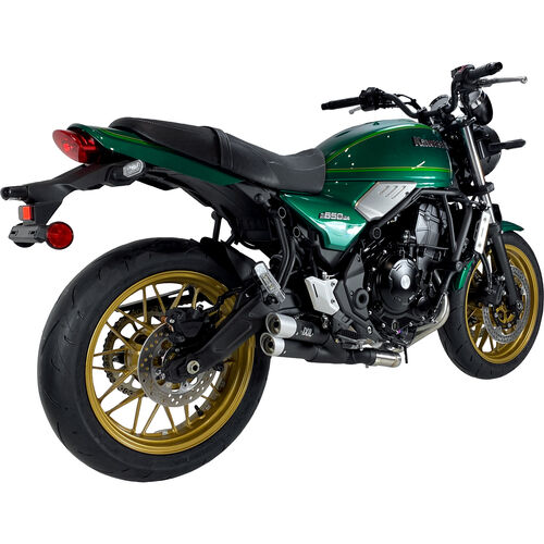 Motorrad Auspuffanlagen & Endschalldämpfer IXIL Auspuff Hyperlow XL 2in1 schwarz für Ninja/Z 650 2020-2022