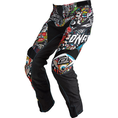 Motorcycle Textile Trousers O'Neal Mayhem Crank Crosspants Multicolor