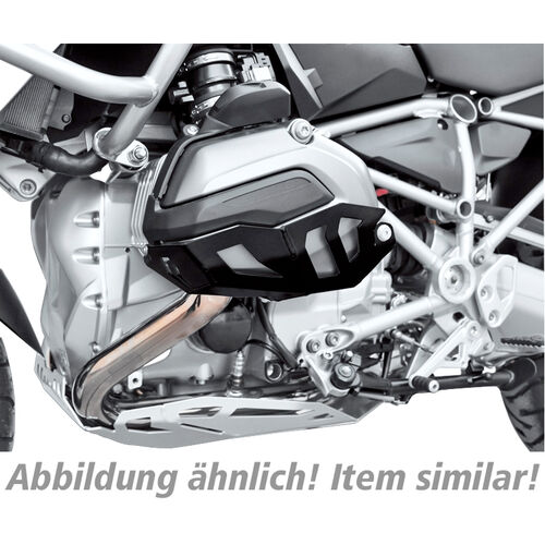 Motorcycle Crash Pads & Bars Zieger cylinder protection alu black for BMW R nineT, R 1200 AC 10- Grey