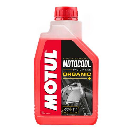 Motorcycle Coolant Motul Coolant Motocool Factory Line free of silicates 1 liter Neutral