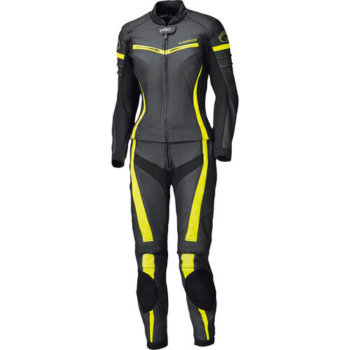 Motorcycle Combinations Two Piece Suits Held Spire Lady leather suit 2 pieces Yellow
