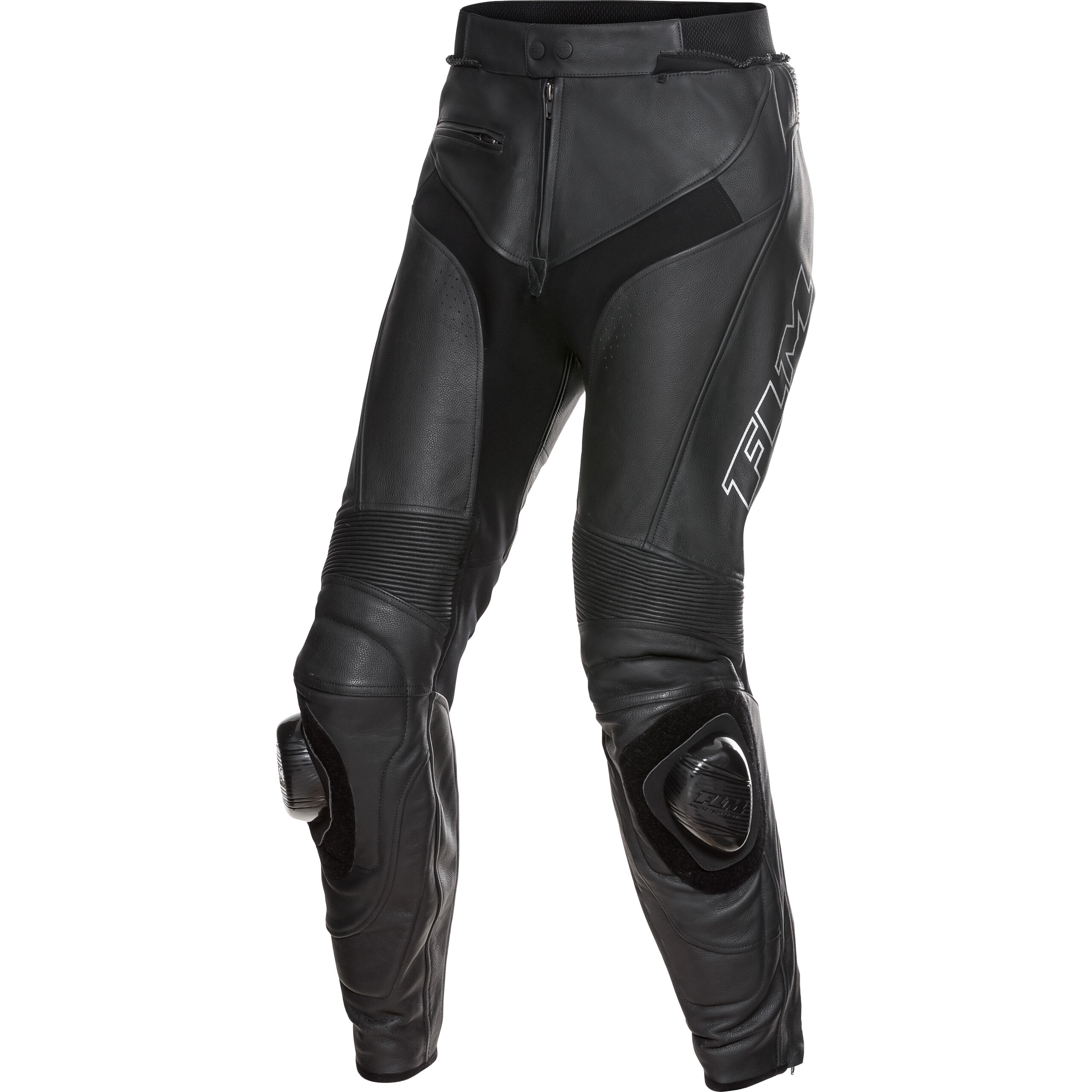 Buy FLM Laguna Seca leather combination trousers black - POLO Motorrad