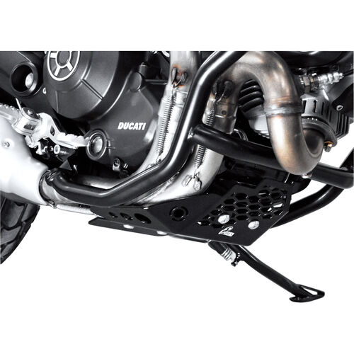 Crash-pads & pare-carters pour moto Zieger protection du moteur alu noir pour Ducati Scrambler 800 Neutre