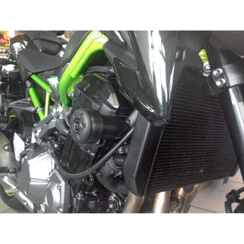Motorcycle Crash Pads & Bars B&G crashpads Racing polyamid black for Kawasaki Z 900 2017-