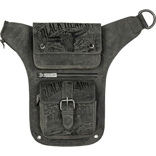 Bagages de loisirs Jack's Inn 54 Sac de taille "Black Night" vintage noir