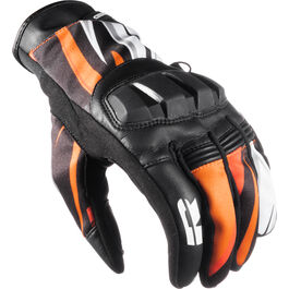 Motorradhandschuhe Sport Road Sommer Textilhandschuh 4.0 kurz Orange