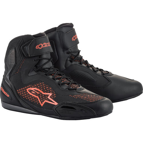 Motorcycle Shoes & Boots Sport Alpinestars Faster 3 Rideknit Boots Red