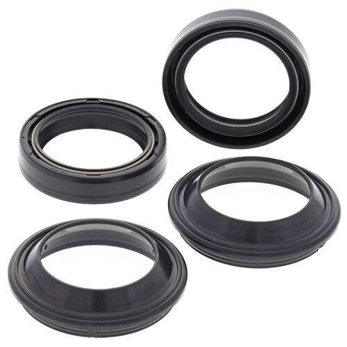All-Balls Racing Fork oil seals with dust caps 56-125 39x52x11 mm Noir