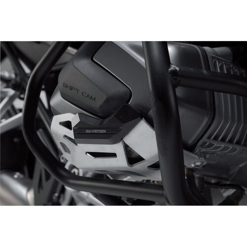 Motorrad Sturzpads & -bügel SW-MOTECH Zylinderschutz Alu für BMW R 1250 silber/schwarz Rot