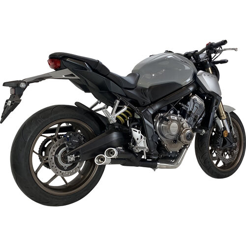 Motorrad Auspuffanlagen & Endschalldämpfer IXIL Auspuff Hyperlow XL 4in1 schwarz für Honda CB/CBR 650 R 2021