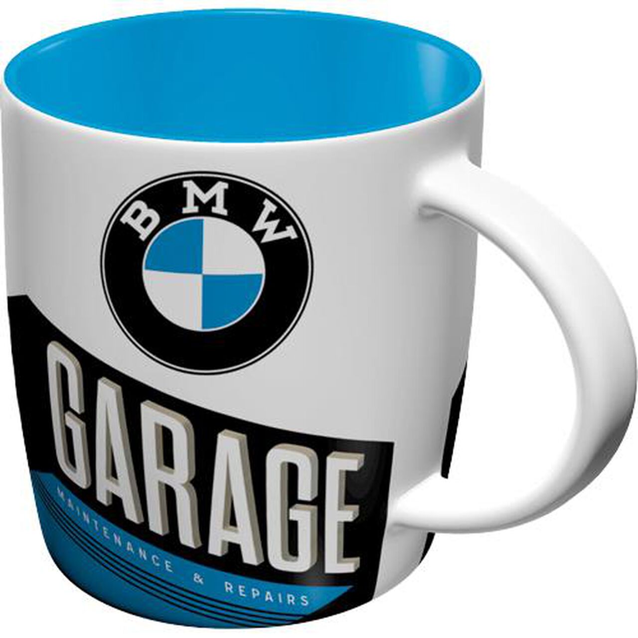 Buy Nostalgic-Art cup BMW-Garage 330 ml Blue - POLO Motorrad