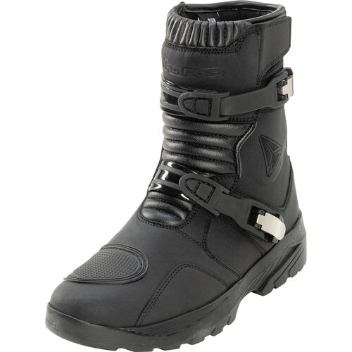 Motorrad Schuhe & Stiefel Tourer Pharao Robson WP Motorradstiefel kurz Schwarz