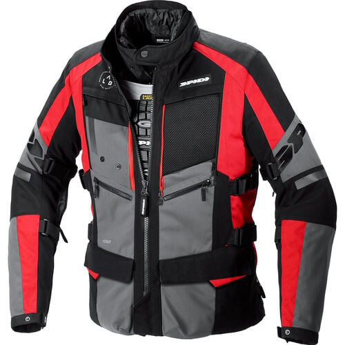 Motorcycle Textile Jackets SPIDI 4 Season Evo H2Out Textile Jacket Red